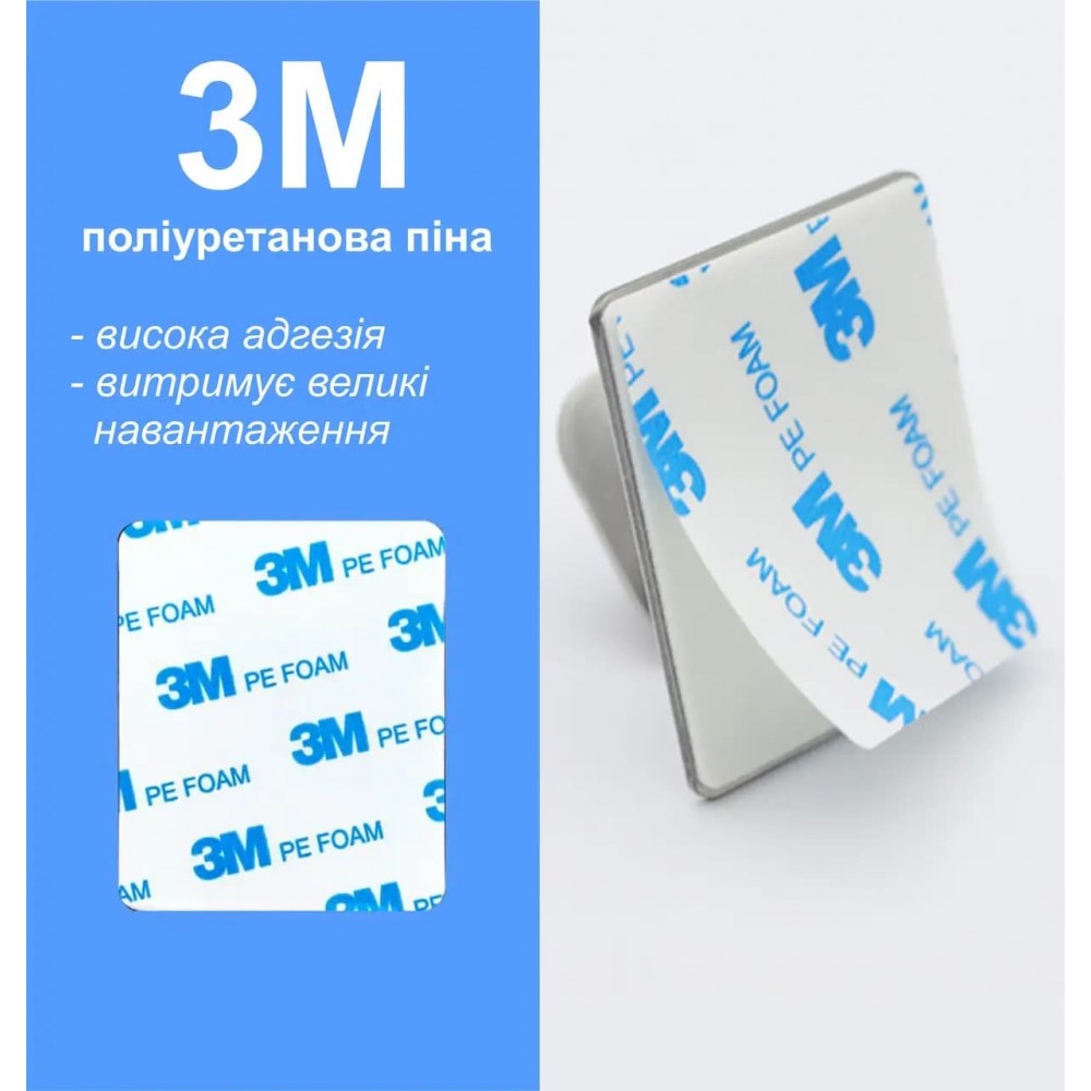 Элегантный настенный крючок 3M - нержавеющая сталь SUS304 - без сверления и клея - SLV