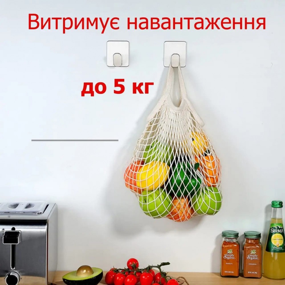 Элегантный настенный крючок 3M - нержавеющая сталь SUS304 - без сверления и клея - SLV