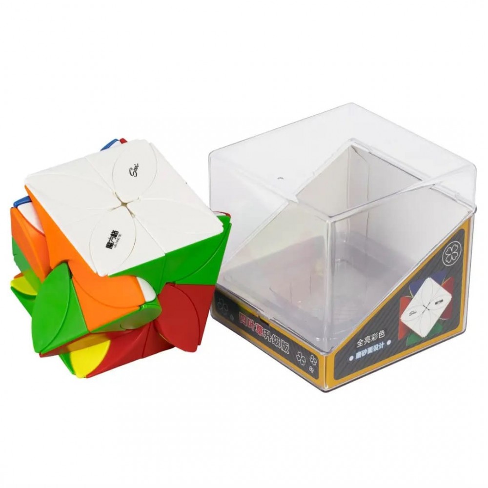 Clover Cube Plus 2x2 QiYi MoFangGe - Головоломка Клевер Куб Плюс 2х2