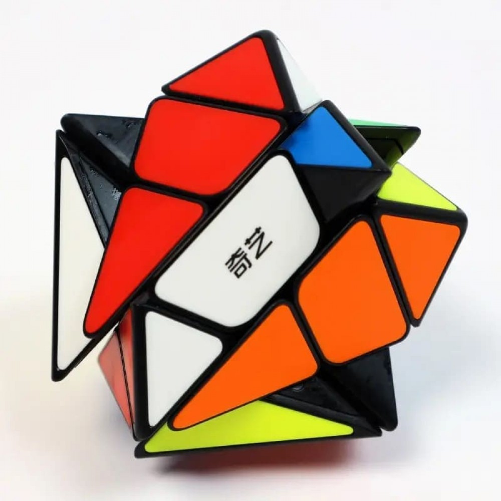 Axis S Cube QiYi MoFangGe - Аксис куб S Кийи с цветными плитками