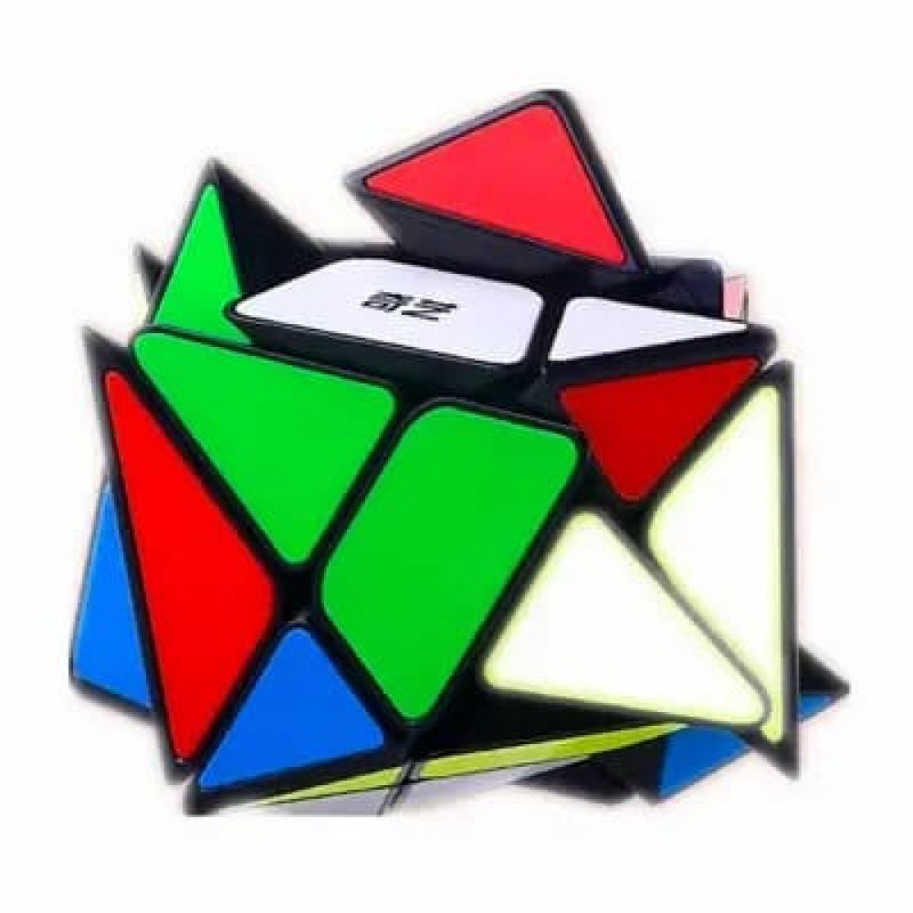 Axis S Cube QiYi MoFangGe - Аксис куб S Кийи с цветными плитками