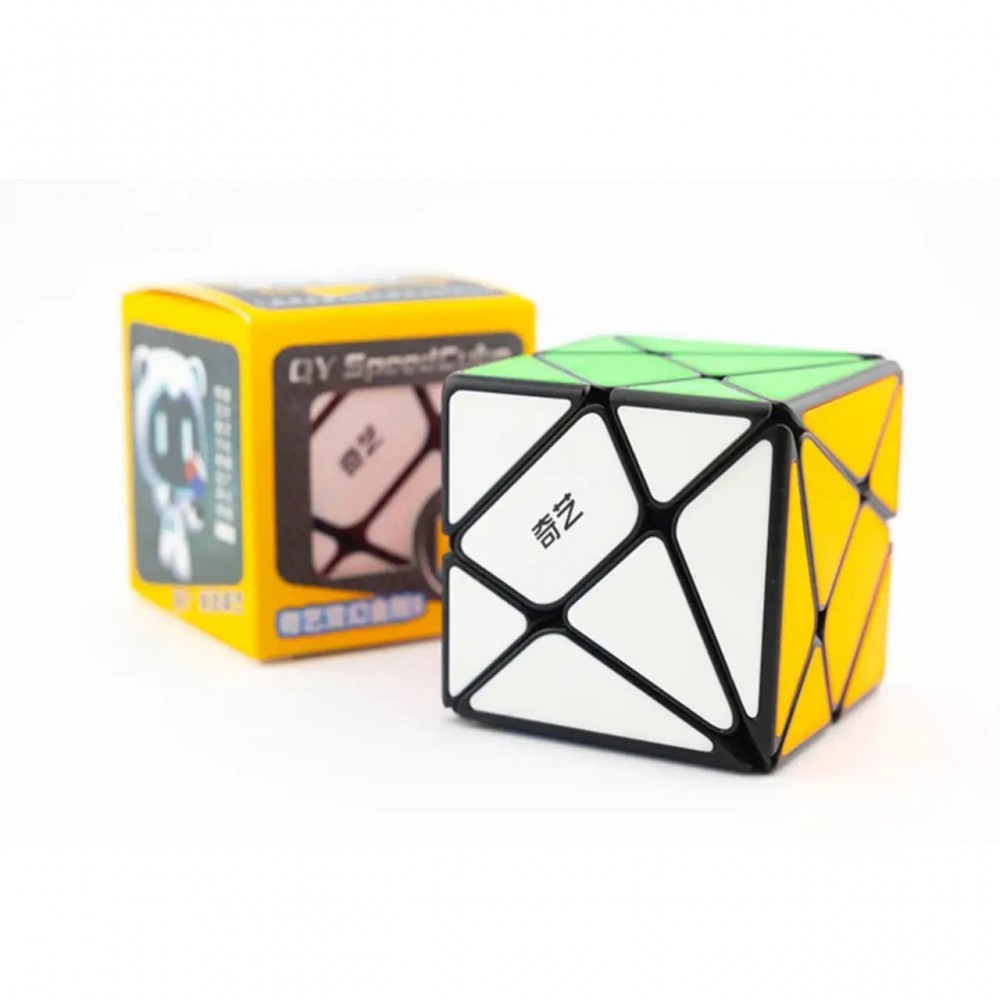 Axis S Cube QiYi MoFangGe - Аксис куб S Кийи с цветными плитками