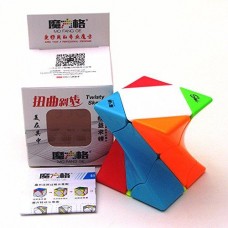 QiYi Twisty Skewb Cube stickerless (color) | Скьюб Твисти без наклеек