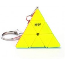 QiYi Pyraminx Keyring stickerless | Брелок Пирамидка Рубика без наклеек 
