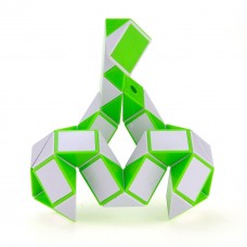 QiYi Rubik's Snake 60 pcs green | 105 cm | Змейка Рубика 60 элементов | зелёная | 105 см
