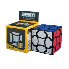 QiYi MofangGe Fluffy Cube 3x3 black | Флаффи куб 3х3 с наклейками