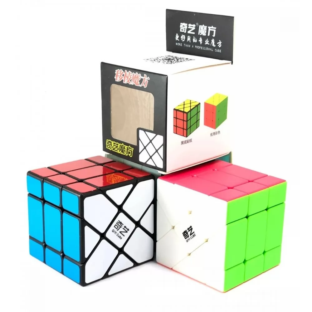 QiYi MoFangGe Fisher Cube black | Кубик Фишера чёрный
