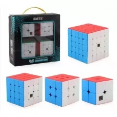 Meilong MoYu Gift Pack stickerless | Подарунковий набір кубиків МоЮ (2х2 - 5х5) без наліпок) арт. MF9317