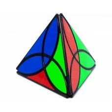 QiYi Clover Pyraminx black | Пірамідка Клевер чорна