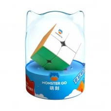 GAN Monster Go 2x2 stickerless | Кубик Рубика 2х2 MG без наклеек